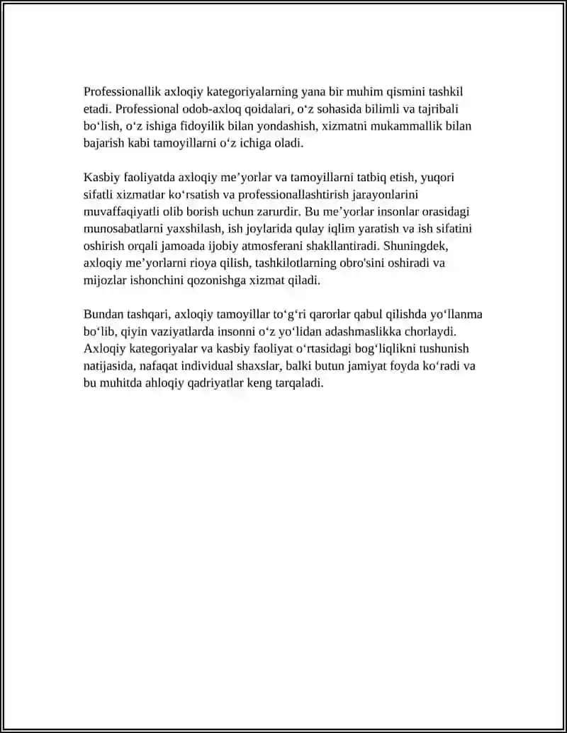 Axloq Kategoriyalari va Me'yorlari 4