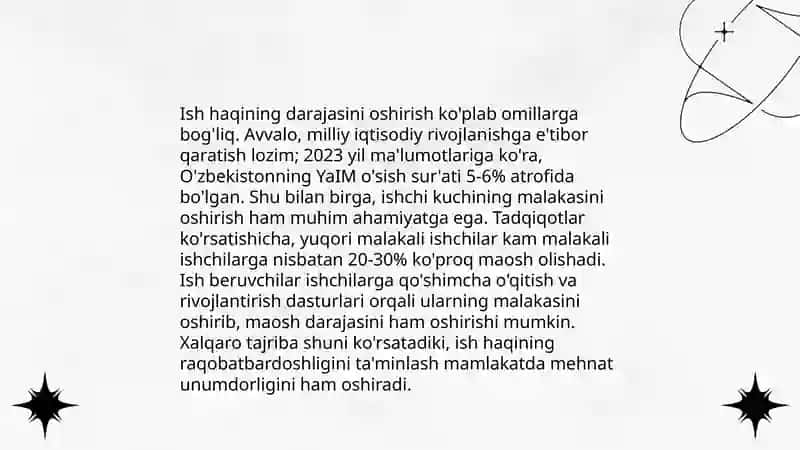 Aholi daromadlari va turmush faravonligi 4