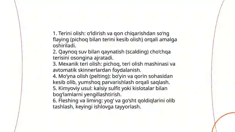 Charm - moʻyna xom ashyosi va ularga dastlab ishlov berish 4