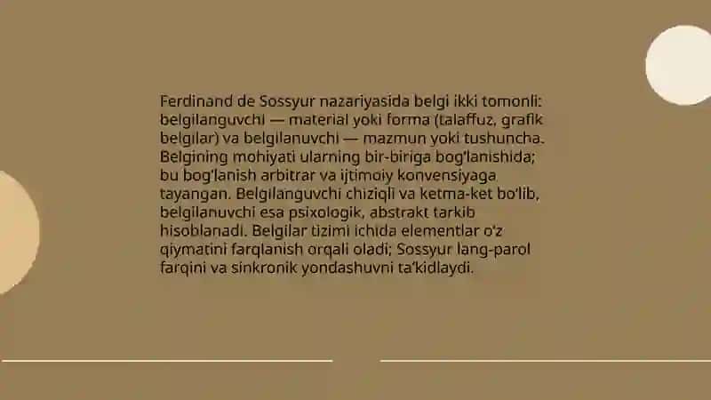 Tilning belgi sifatidagi tasnifi 4
