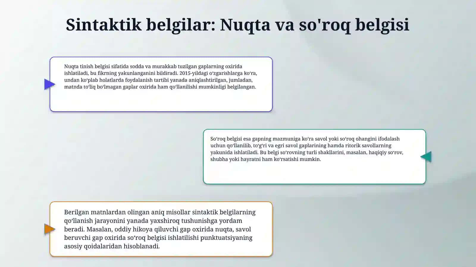 Tinish belgilar va ularning ahamiyati 4