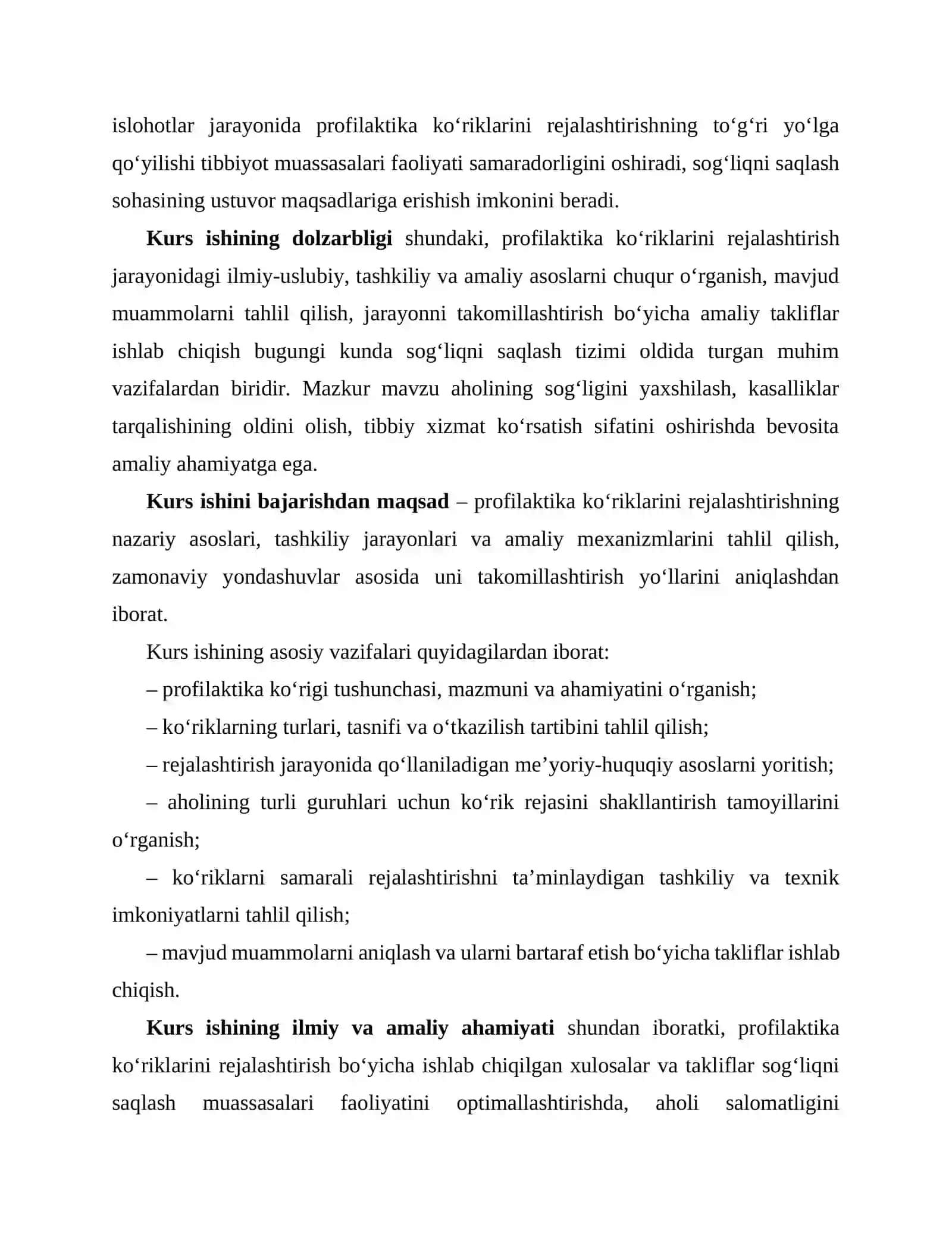 PROFILAKTIKA KOʻRIKLARINI REJALASHTIRISH 4