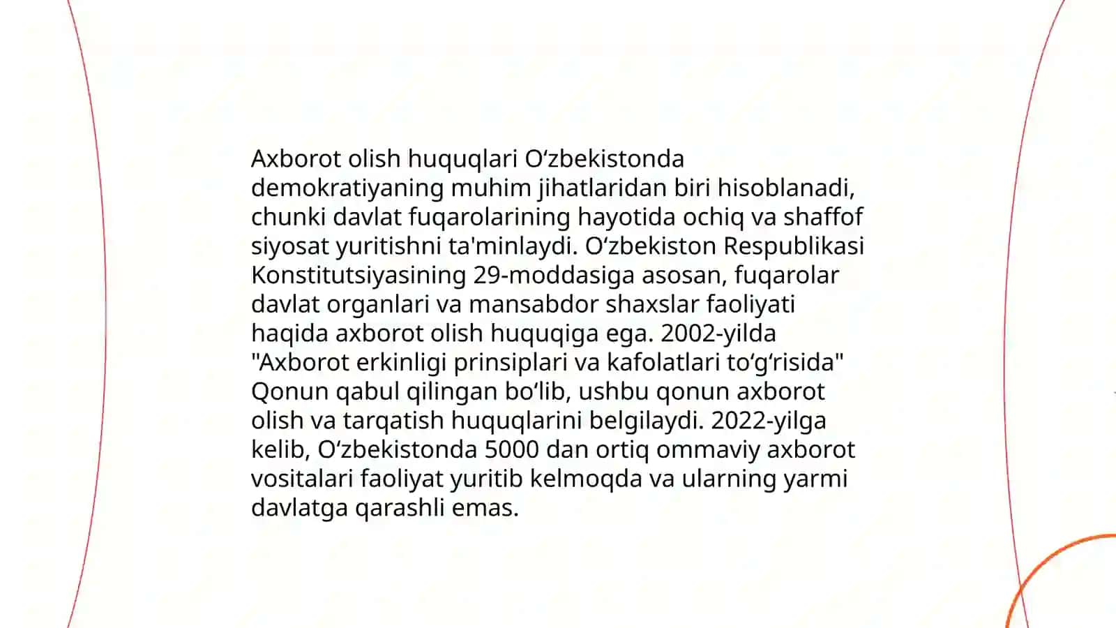 Yangi O‘zbekistonda fuqarolarning faollashuvida media va axborotning ahamiyati 4