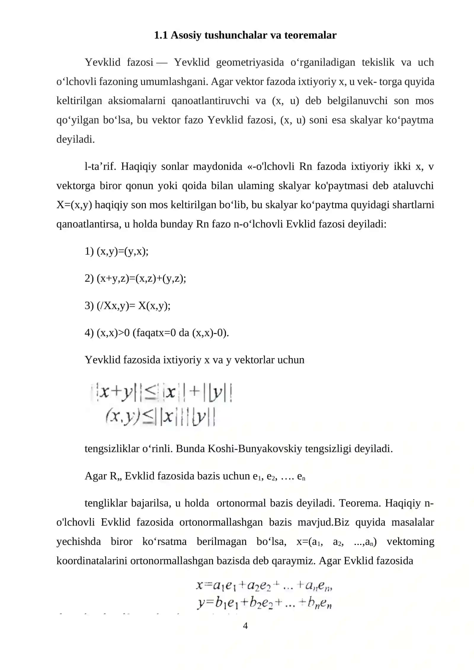 ANALITIK GEOMETRIYA KURS ISHI 4
