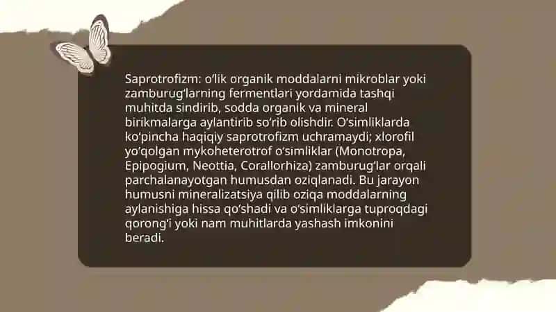 Oʻsimliklarning geterotrof oziqlanish usullari 4
