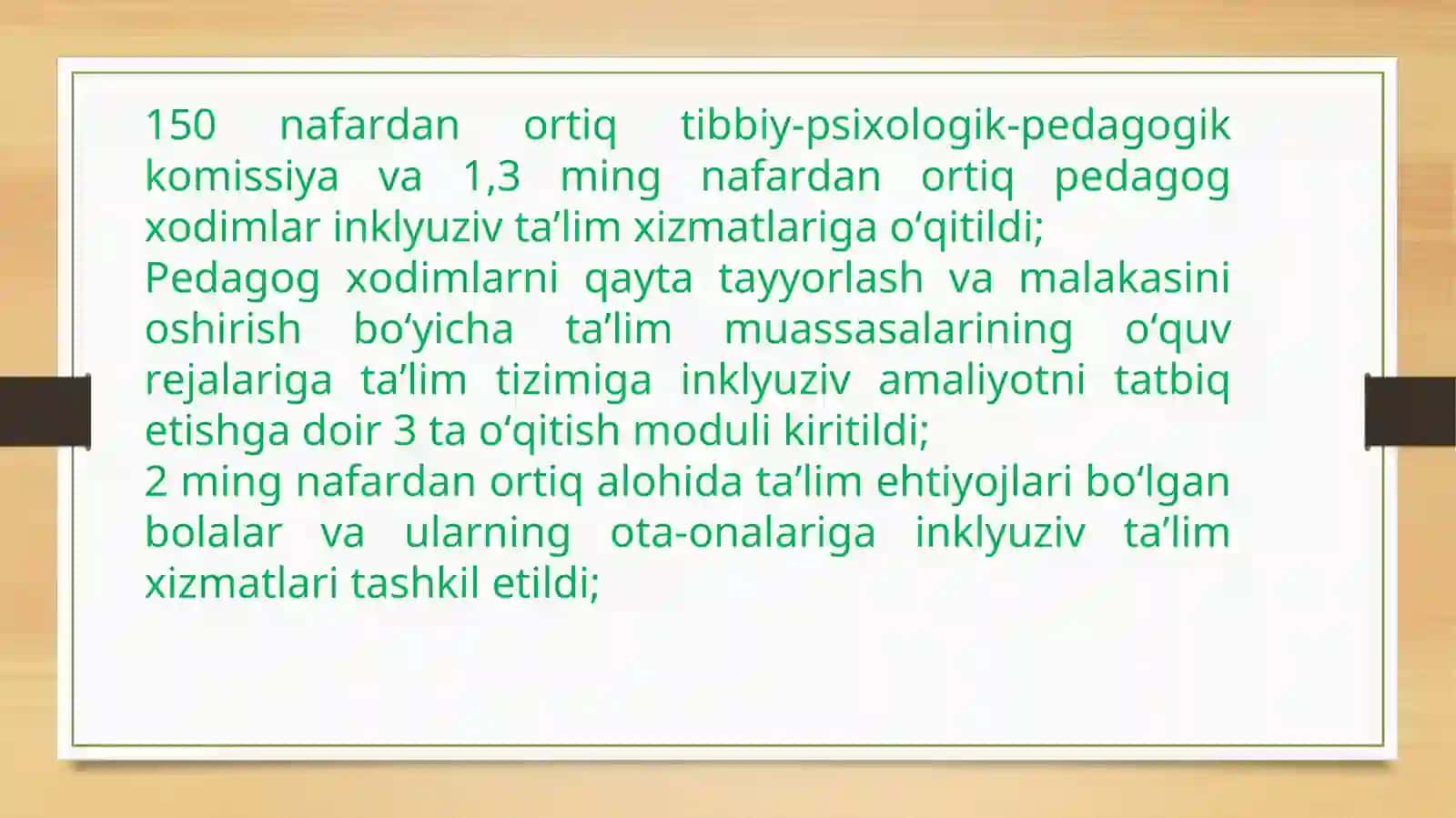 O'zbekistonda inklyuziv ta'limning meyori-huquqiy bazasini tahlil qilish 4