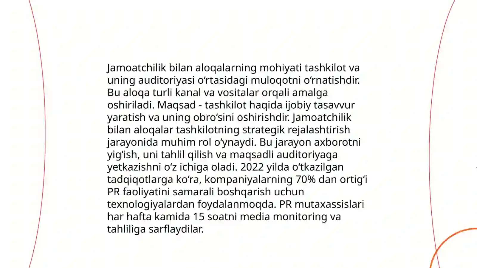 Marketing kommunikatsiyalari tizimida jamoatchilik bilan aloqalar 4