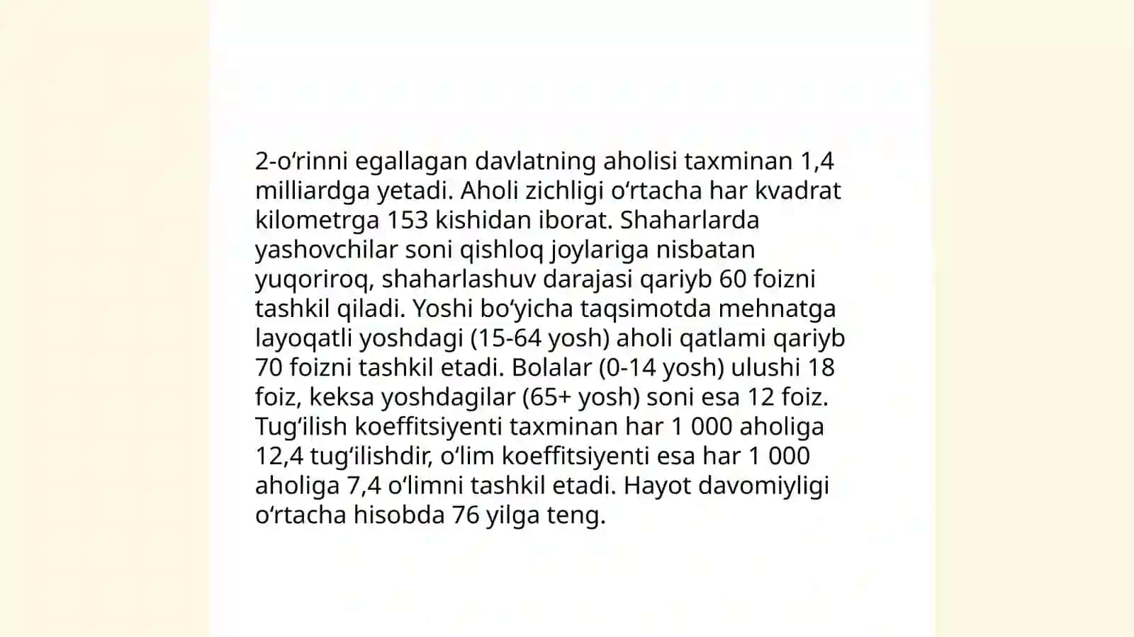 Odam populyasiyalari 4