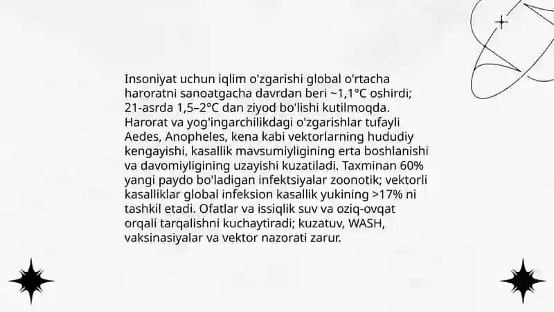 Iqlim va inson salomatligi. Quyosh radiatsiyasi va uning gigiyenik ahamiyati 4