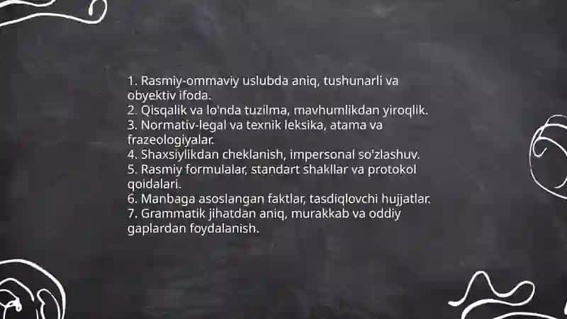 Hujjat tili va uslubi 4