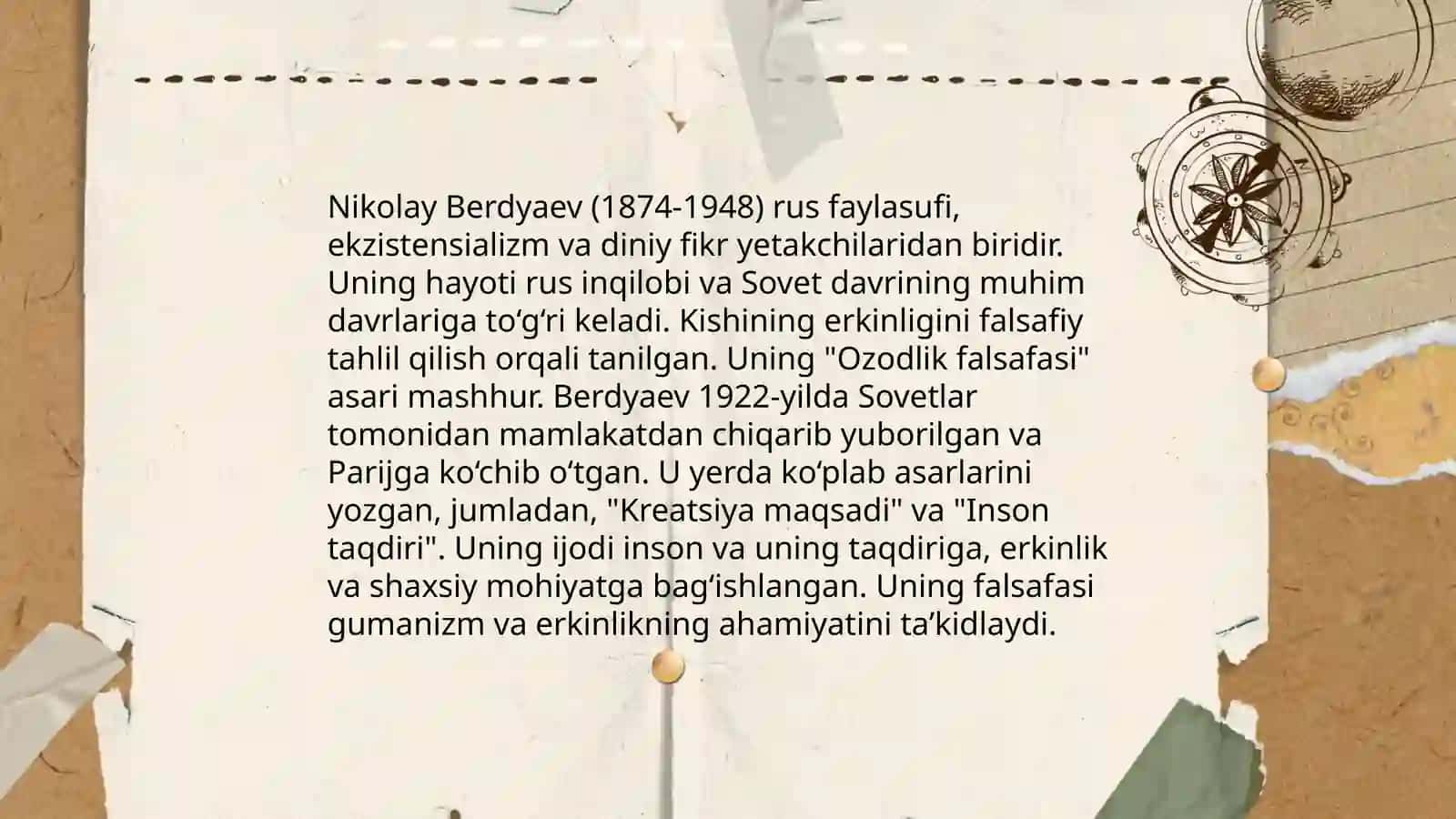 Din va hurfikrlilik “mavzusida prerzentatsiya tayyorlash (Berdyaevning diniy hurfikrlilik haqidagi gʻoyalarini Gʻazzoliy gʻoyalari bilan qiyoslash) 4