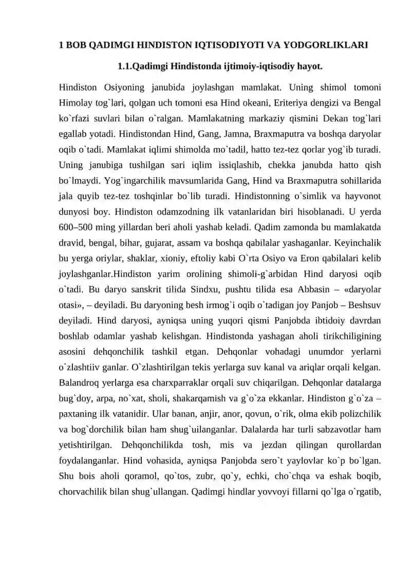 Qadimgi xindiston svilizatsiyasi (Mohinjo-Daro va Xarapa) 4