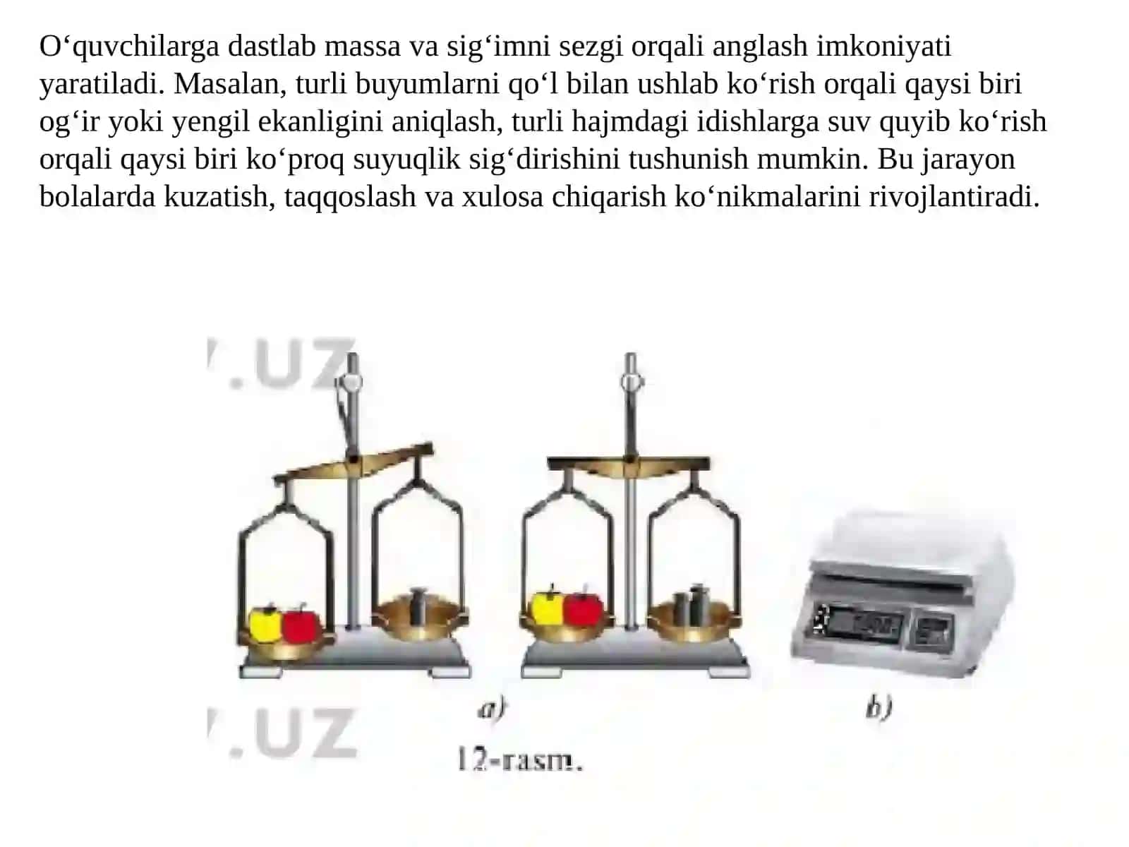 Boshlang'ichsinflardamassavasig'imo'lchovbirliklarinio'rgatishmetodikasi 4