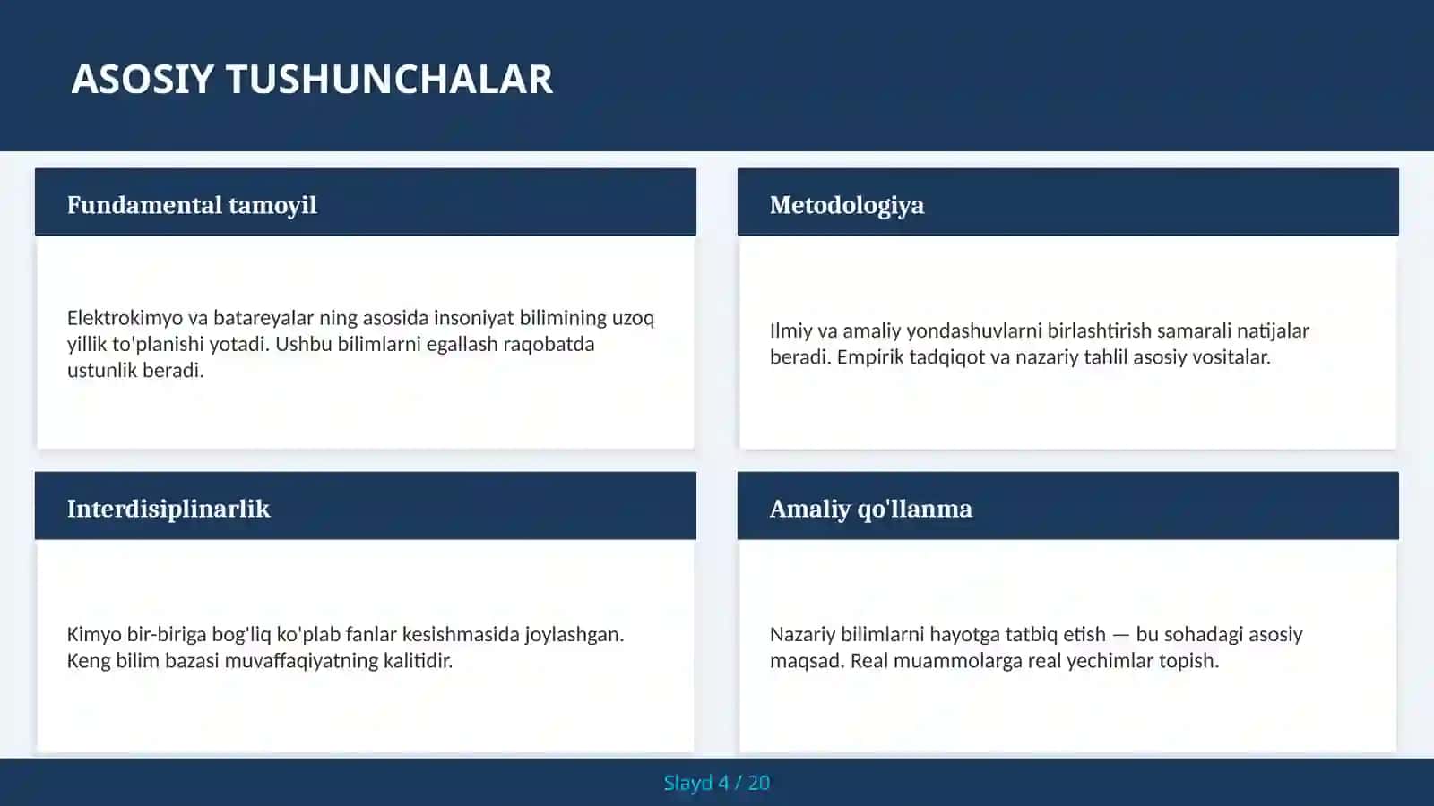ELEKTROKIMYO VA BATAREYALAR 4
