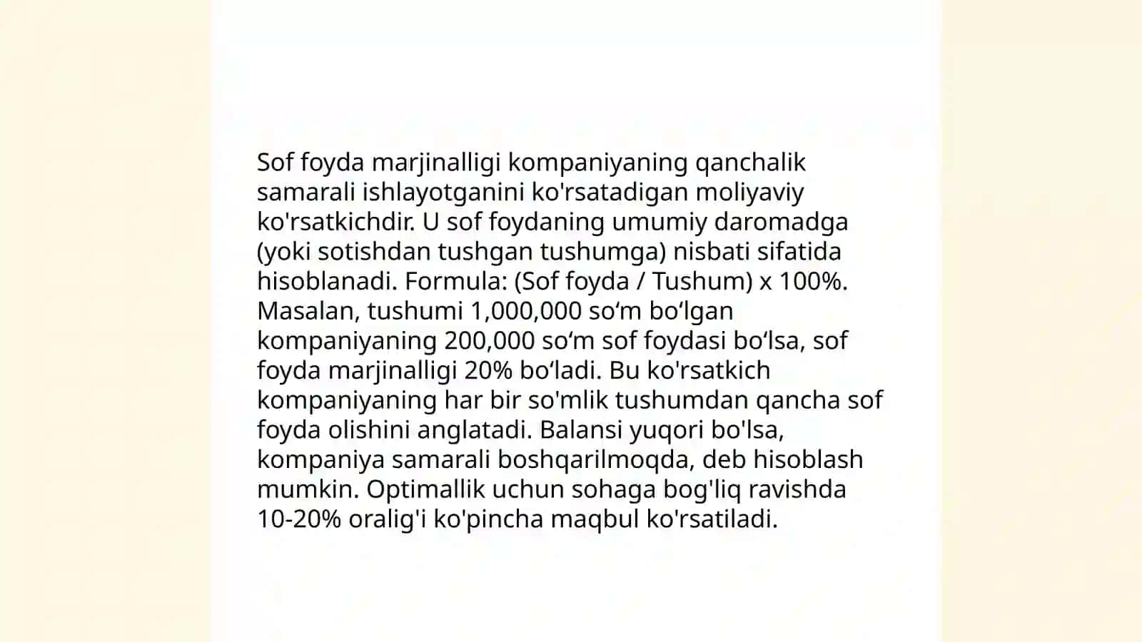 Korxonalarda inqiroz holatlarini baholovchi moliyaviy ko‘rsatkichlar 4