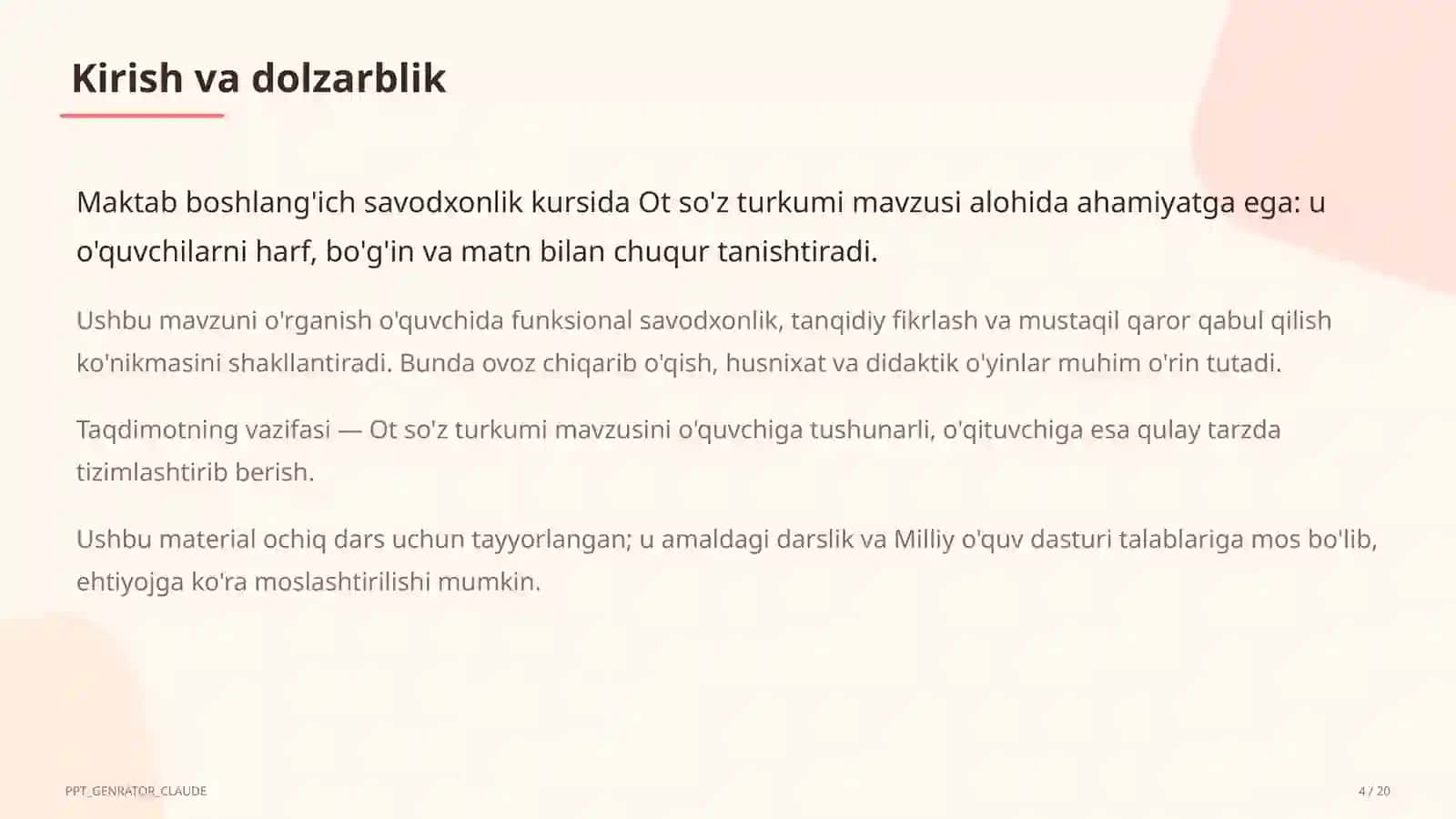 Ot so'z turkumi (3-sinf) 4