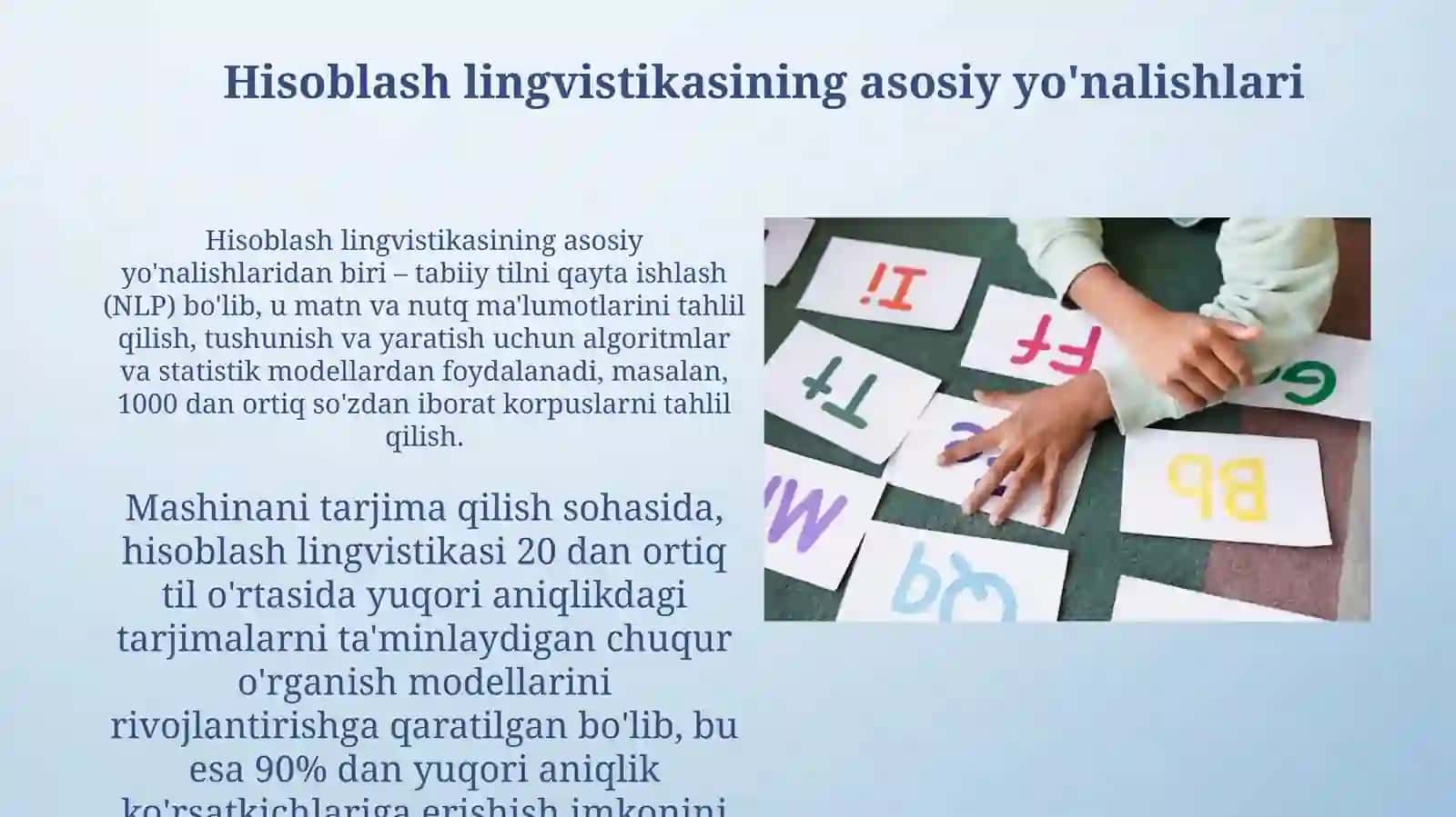 Kampyuterlingvistikasiningyoʼnalishlari 4