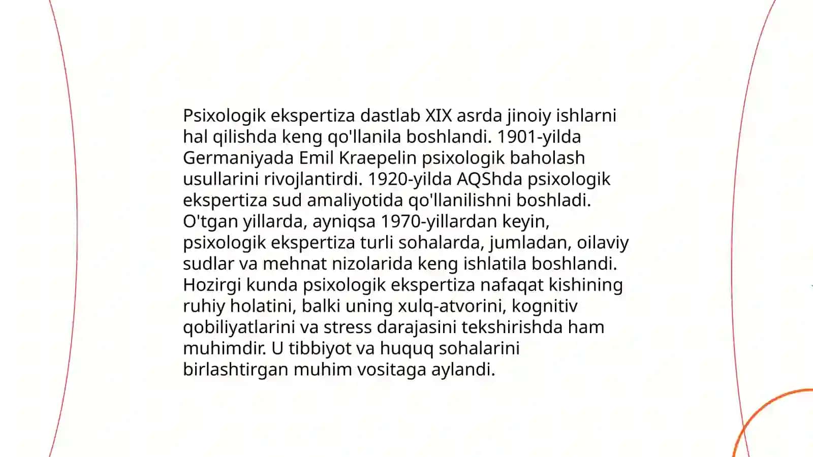Sudga oid psixologiya ekspertizasining predmeti va ekspert vakolati 4