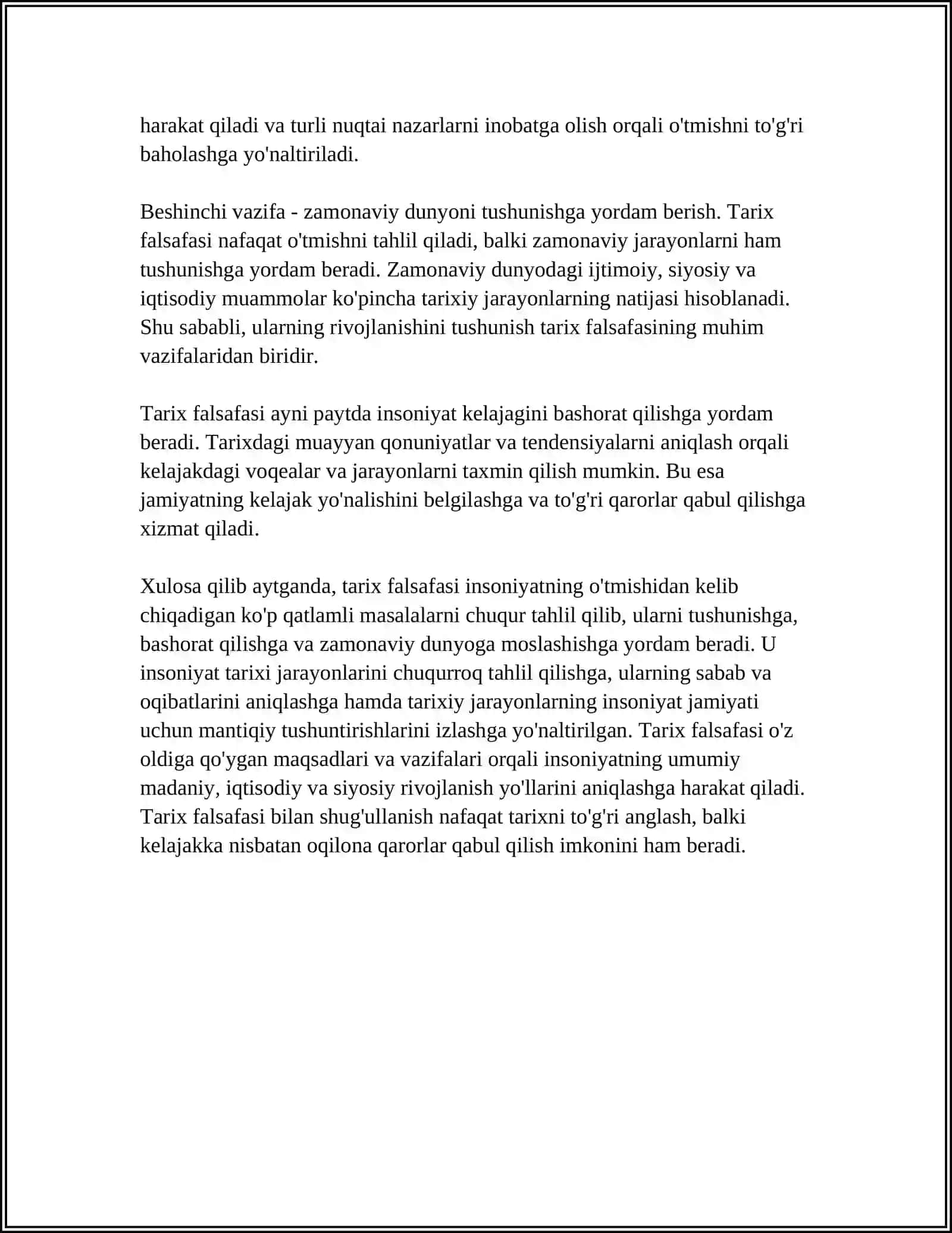 TARIX FALSAFASI 4