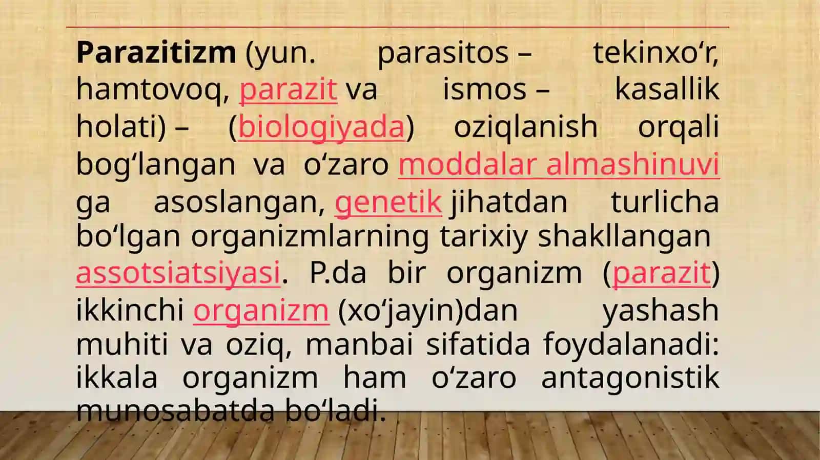 Endogen parazitar kasalliklar, klassifikatsiyasi, patogenezi, laboratoriya tashxisi 4