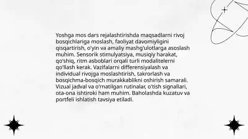 Maktabgacha yoshdagi bolalarga musiqiy tarbiya berish metodlari 4