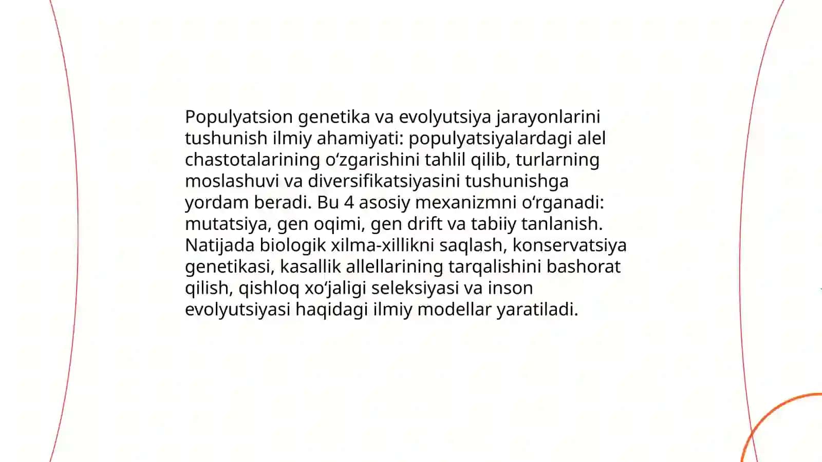 Genetik tadqiqotlarning inson salomatligiga ilmiy ahamiyati 4