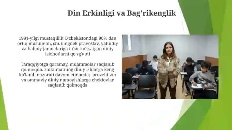 O'zbekistonda ijtimoiy sohada amalga oshirilayotgan o'zgarishlar mazmuni va mohiyati 4