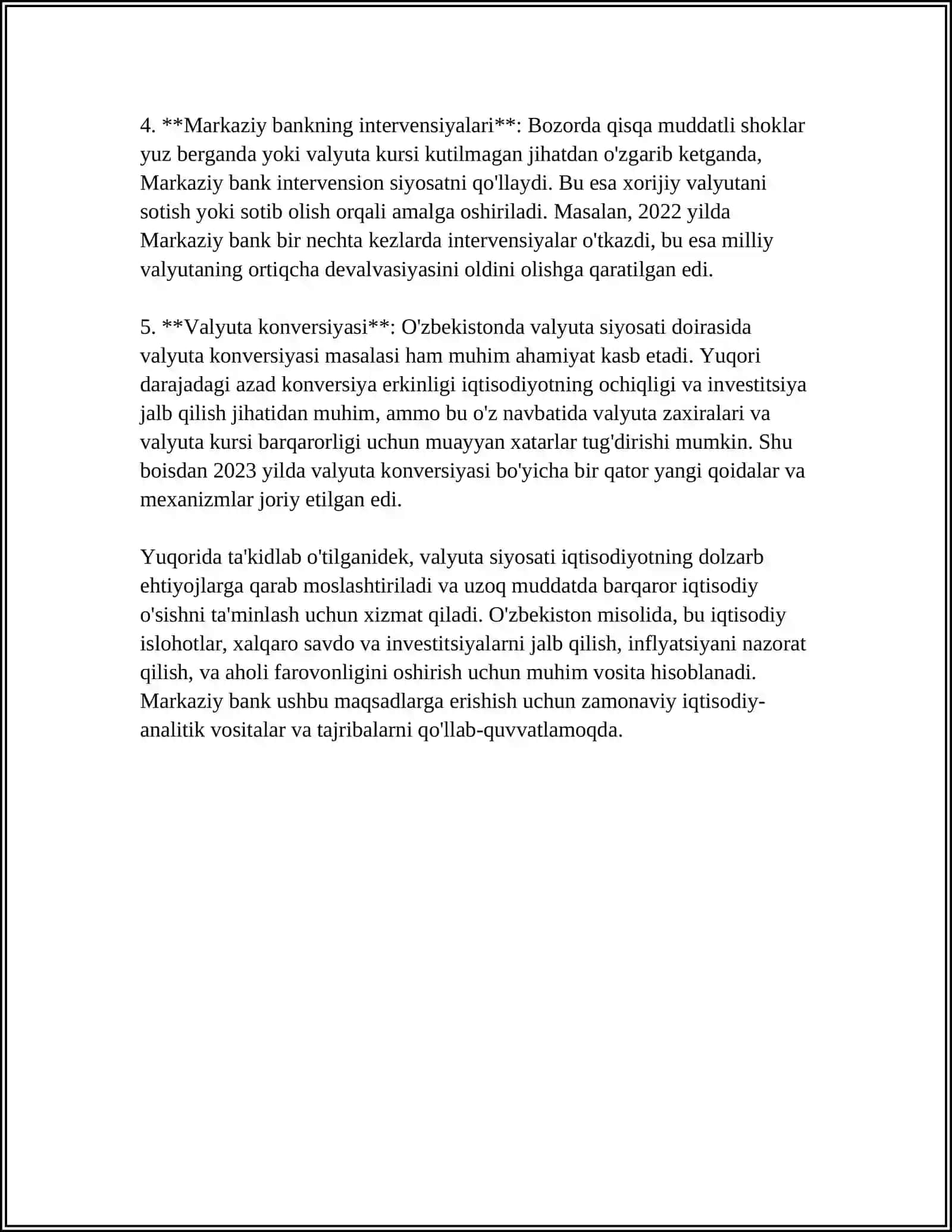 MARKAZIY BANK FUNKSIYALARI TO'GRISIDA 4