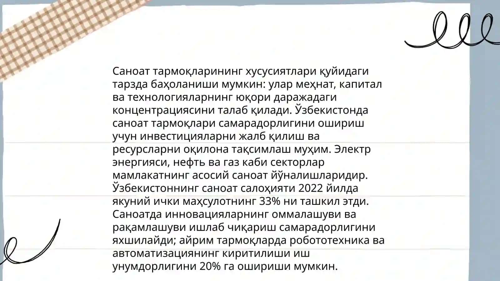 Саноат иқтисодиёти асослари 4