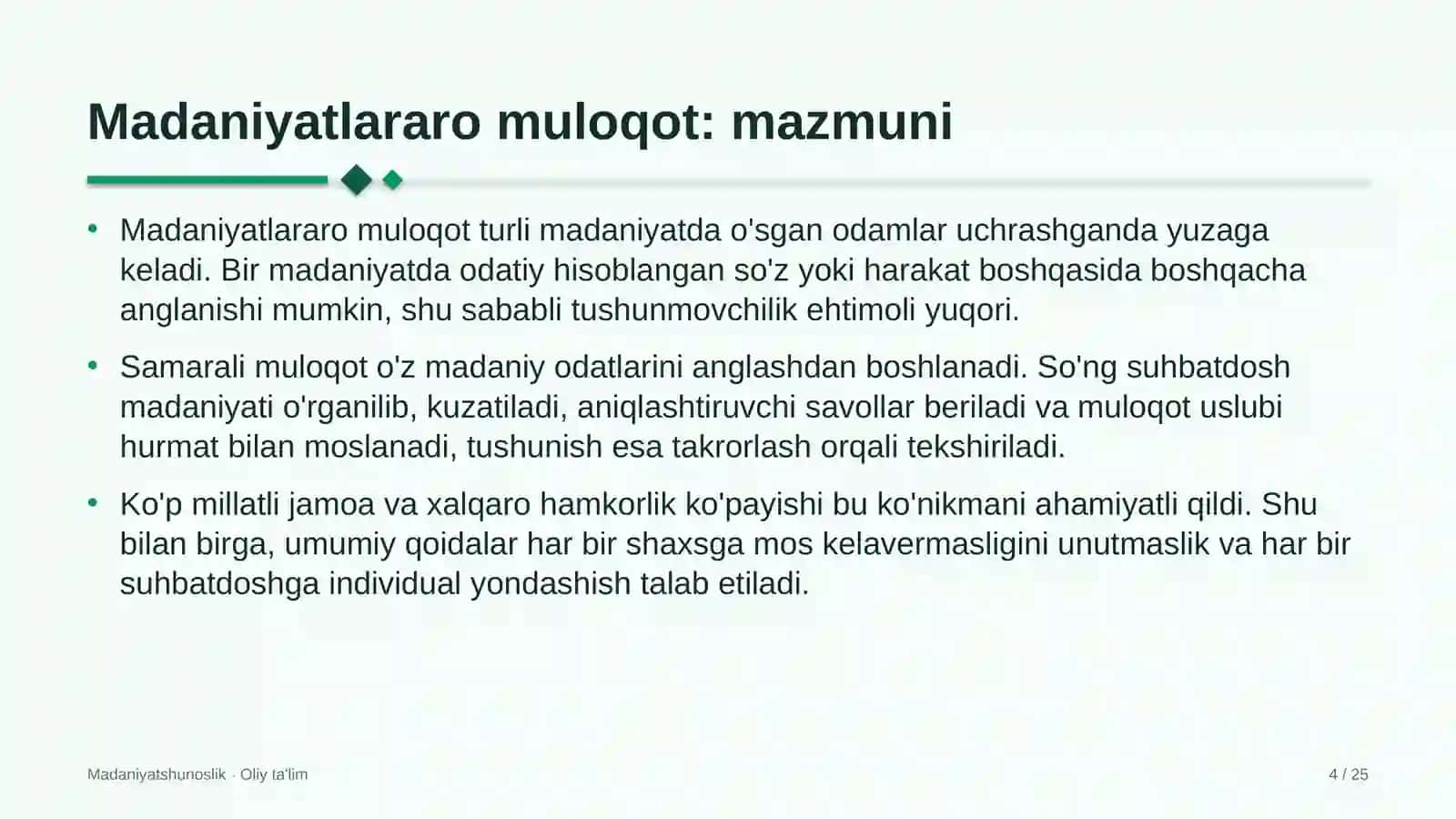 Yo'l qurilishida madaniyatlararo muloqot 4