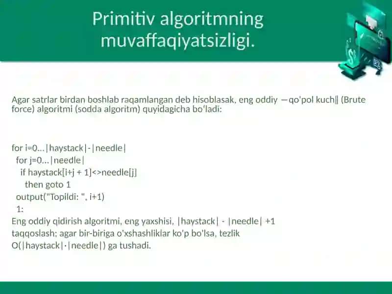 Satr algoritmlari. Satr masalalarini orientirlangan graf masalalariga olib kelish. 4