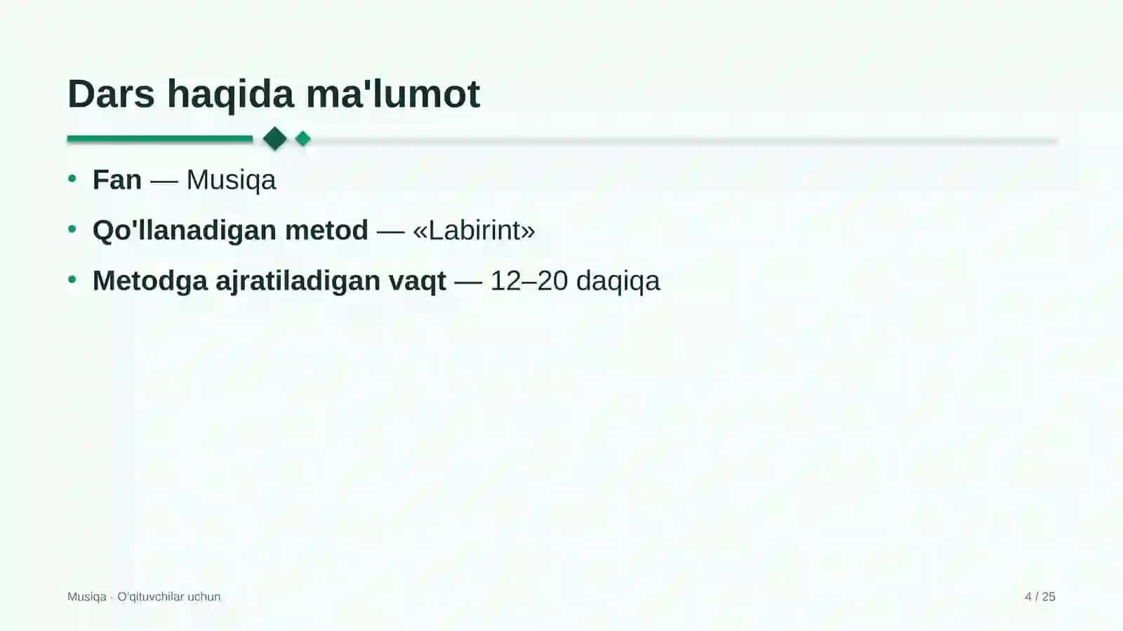 musiqa darslarida labirint metodidan foydalanish 8625 4