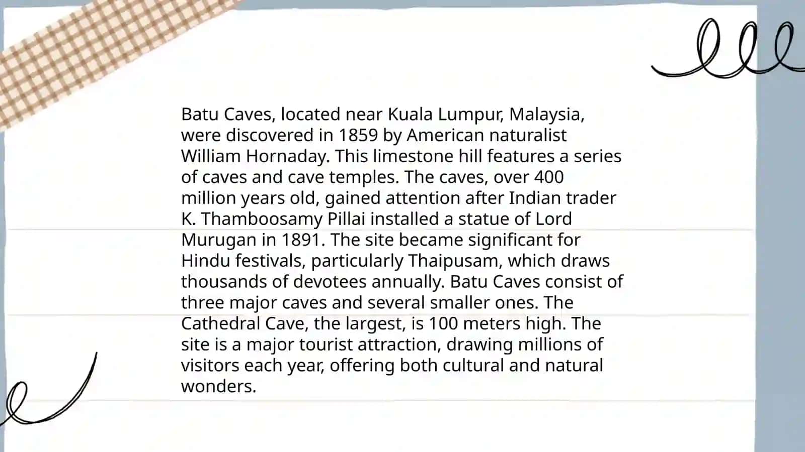 Malayziyaning Batu Caves tarixiy majmuasi 4