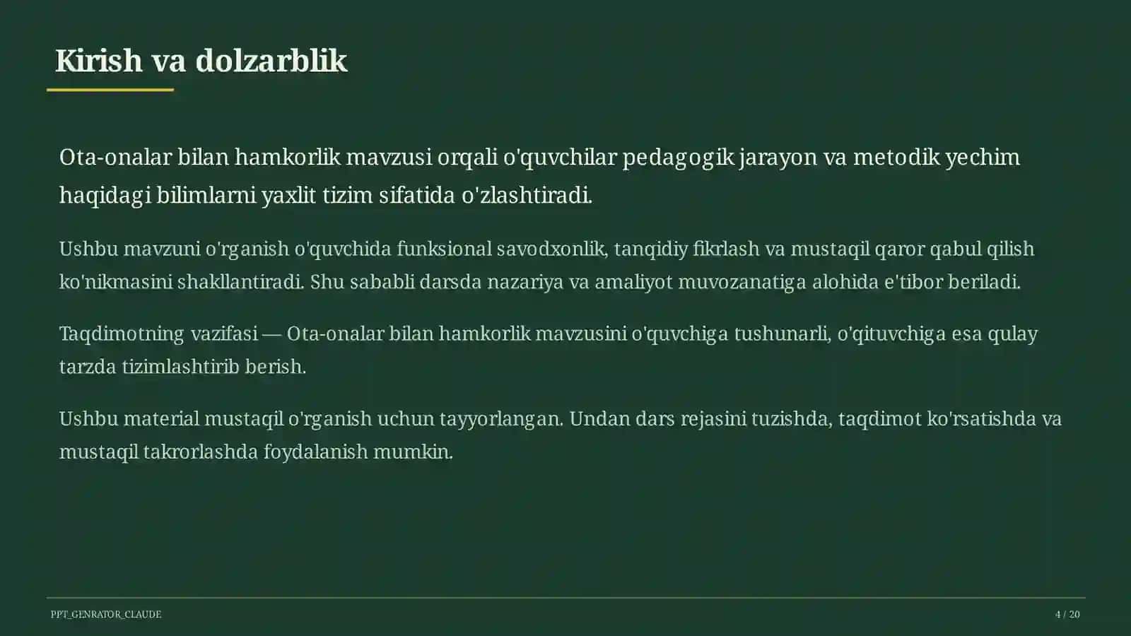 Ota-onalar bilan hamkorlik 4
