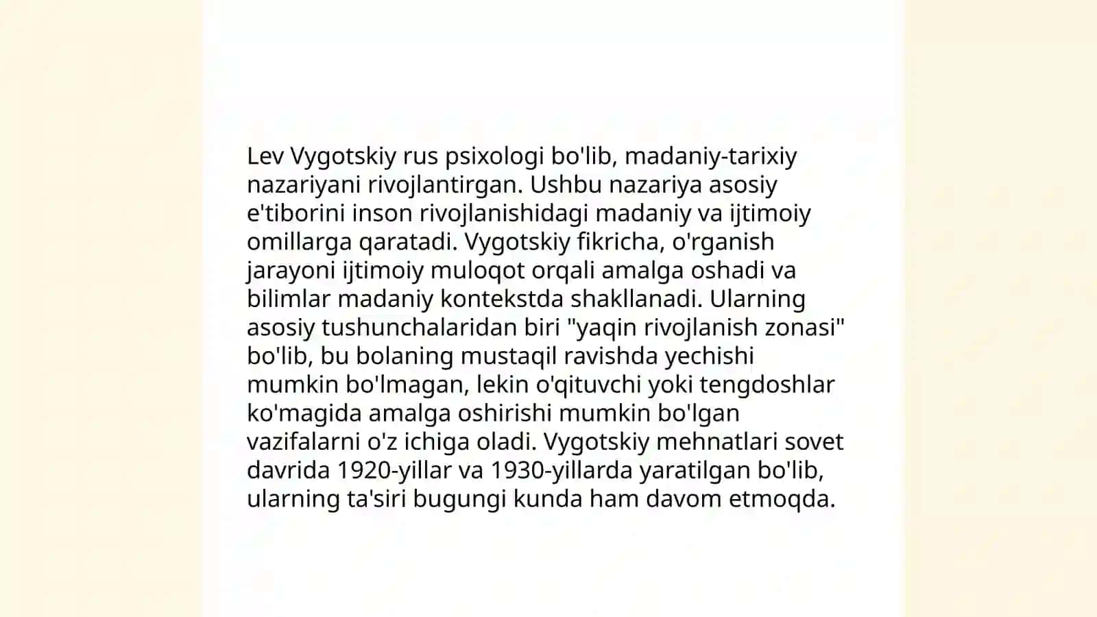 L.S.Vigotiskiy ta’limoti psixologik yondoshuvlari 4