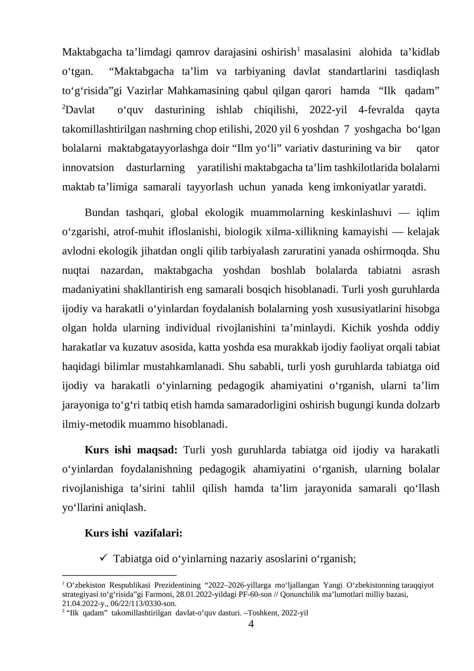 Turli yosh guruhlarda tabiatga oid ijodiy va harakatli o’yinlarning ahamiyatini yoritish 4