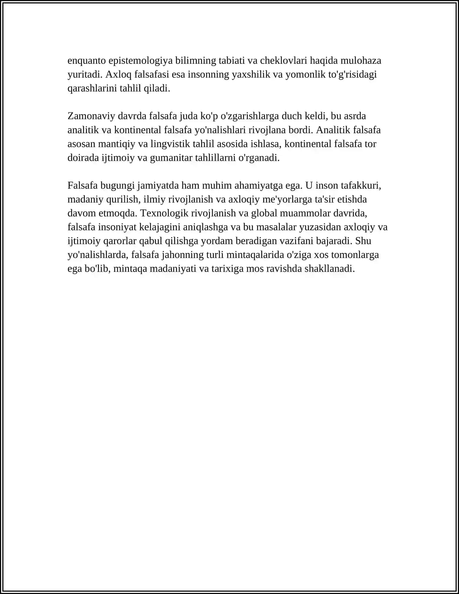 FALSAFA FANING PREDMETI VA FUNKSIYALARI 4