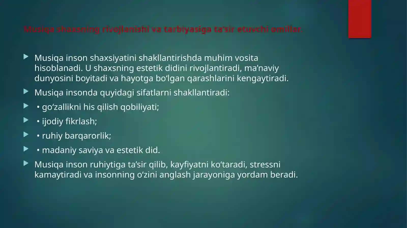 ShAXSNI RIVOJLANISH VA TARBIYASIGA TA’SIR ETUVCHI OMILLAR 4