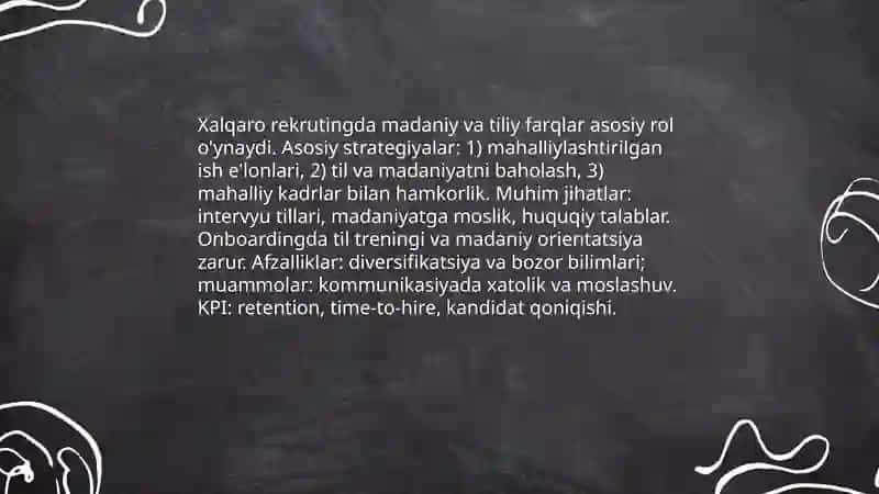 Global mehnat bozorida xodimlarni tanlash 4