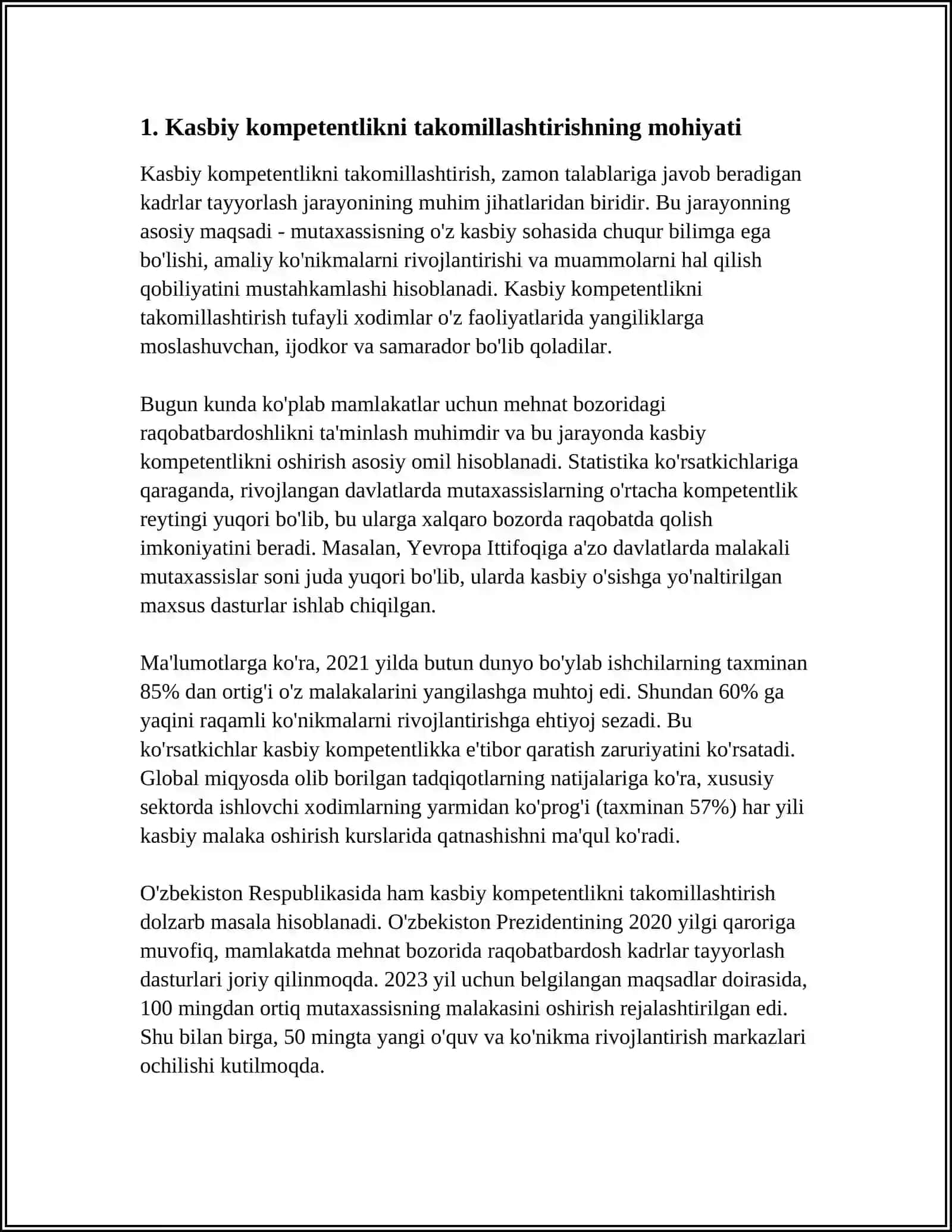 KASBIY KOMPETENTLIKNI TAKOMILLASHTIRISHNING DIDAKTIK TA'MINOTI 4