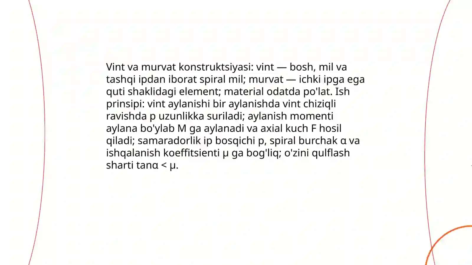 Vintli mexanizmlar 4