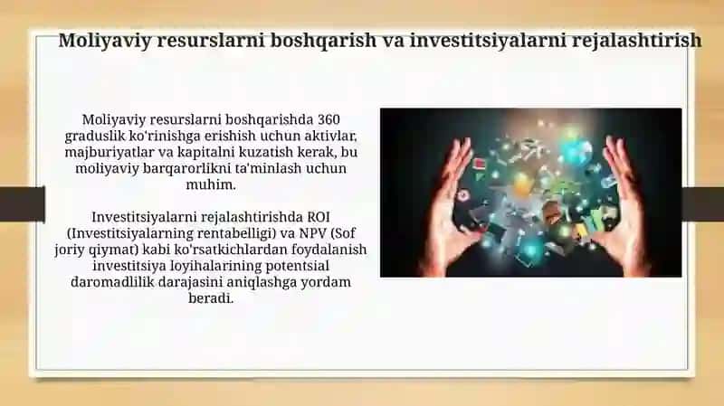 Korxonada tejamkorlik tizimini joriy etish vasamaradorlikkaerishish 4