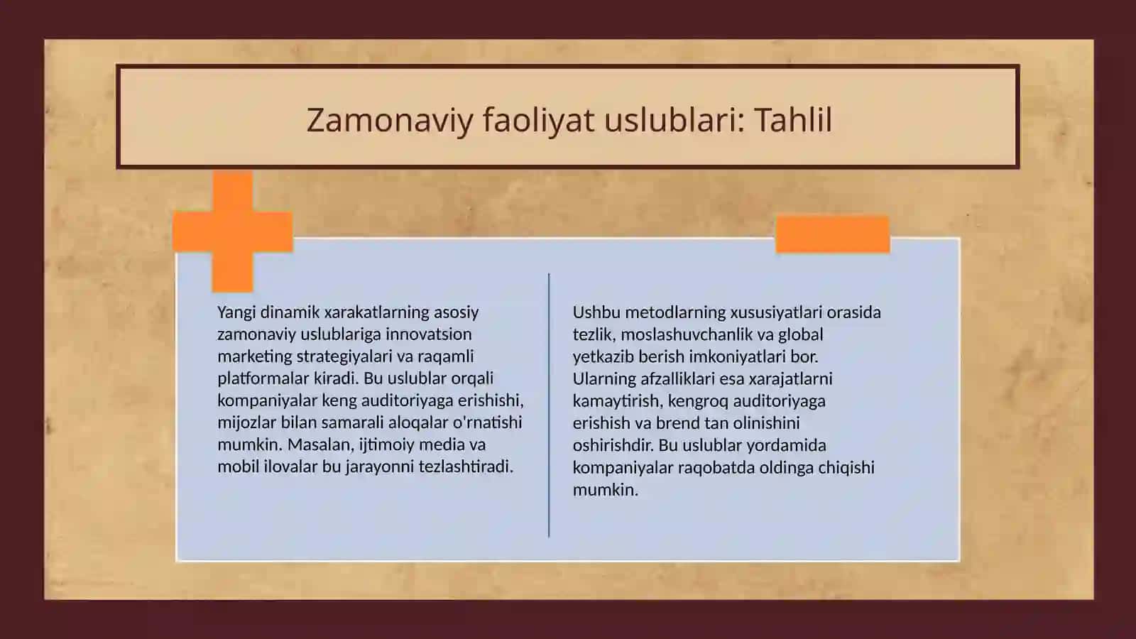 Yangi dining xarakatlarning zamonaviy faoliyat uslublari 4