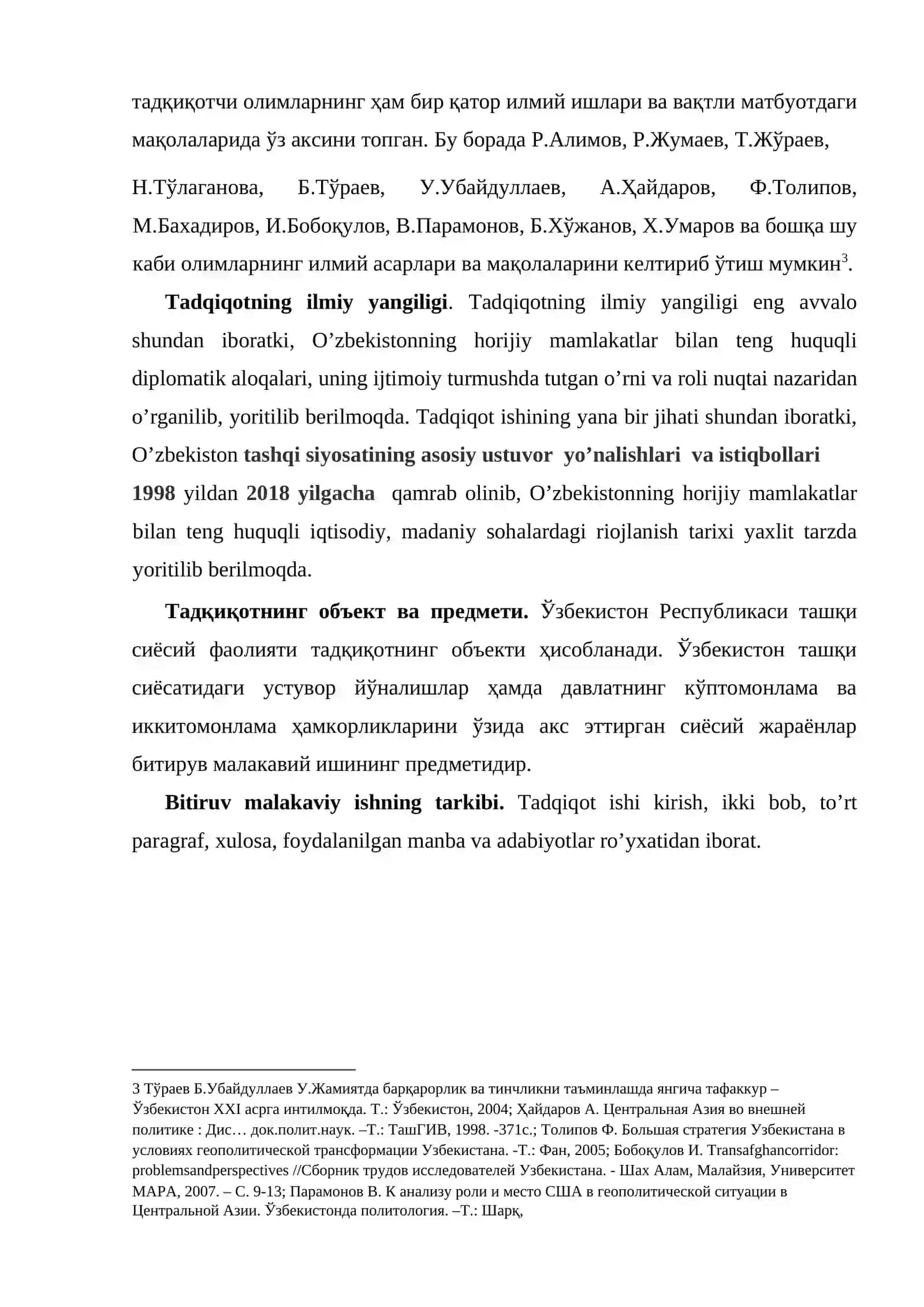 MUSTAQILLIK YILLARIDA O‘ZBEKISTONDA TASHQI SIYOSAT VA XALQARO HAMKORLIK 4