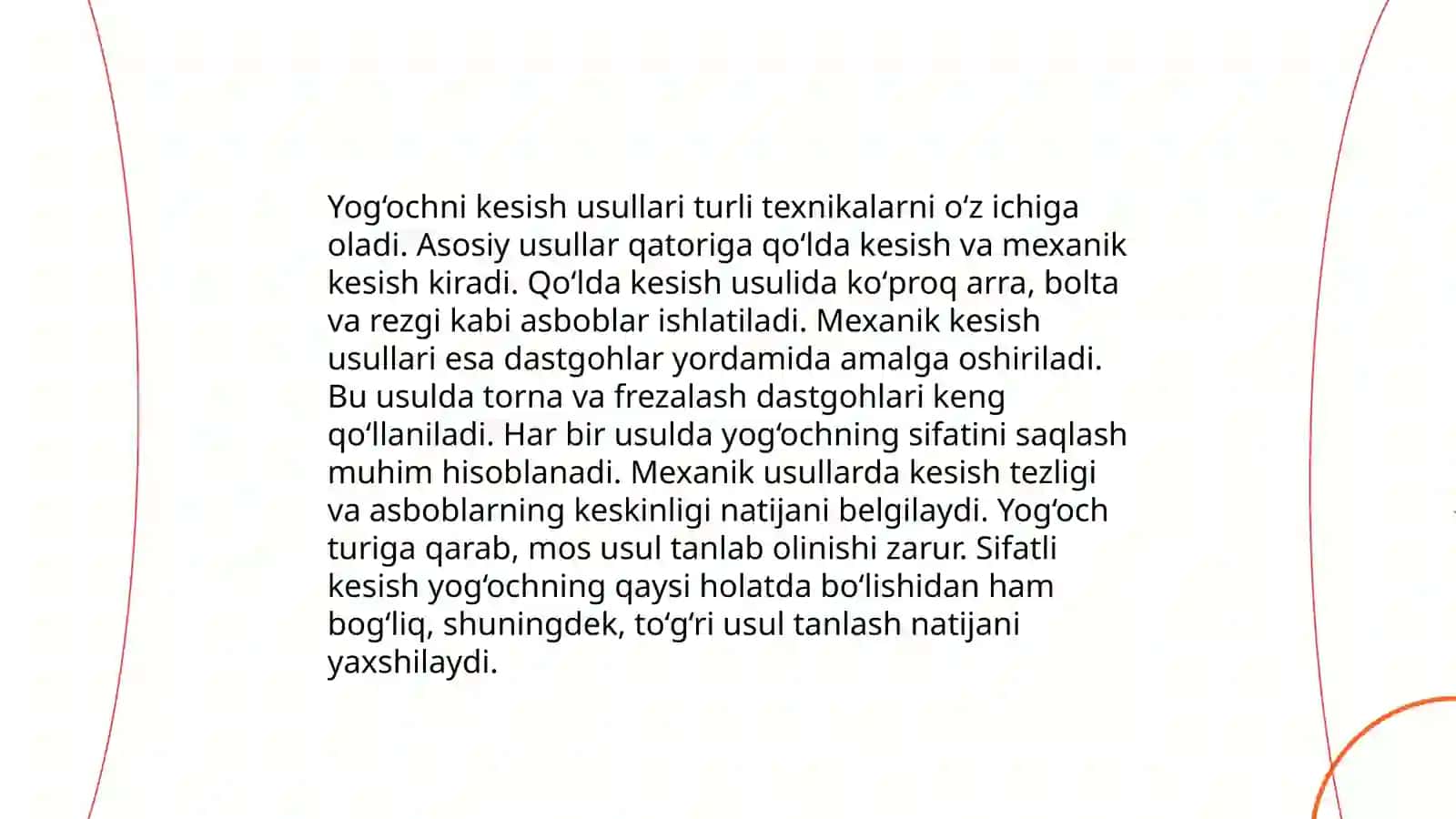 Yog‘och materiallaridan buyum yasash bosqichlari 4