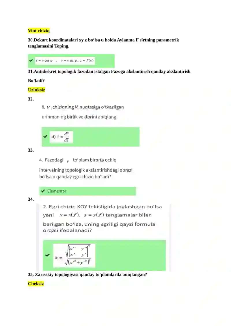 Geometriya yakuniy 4