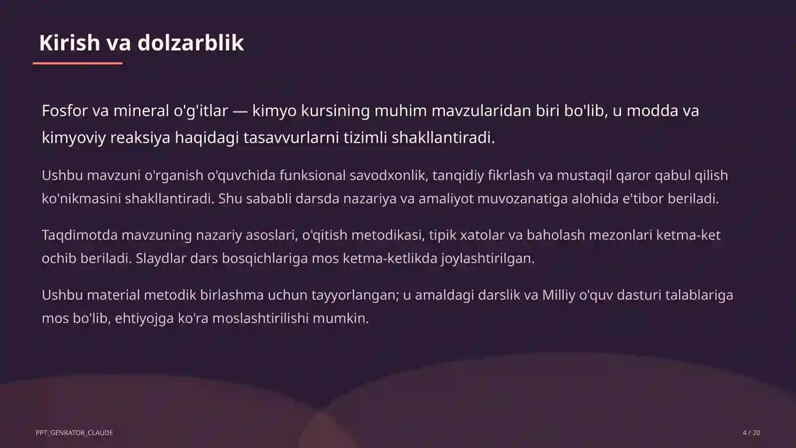 Fosfor va mineral o'g'itlar (9-sinf) 4