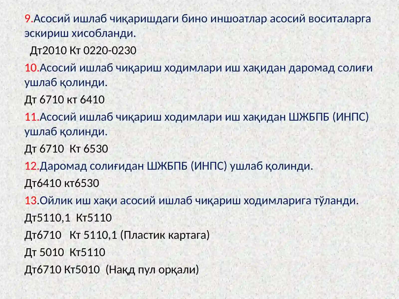 Корхона ташкилотлар фаолият тури 4