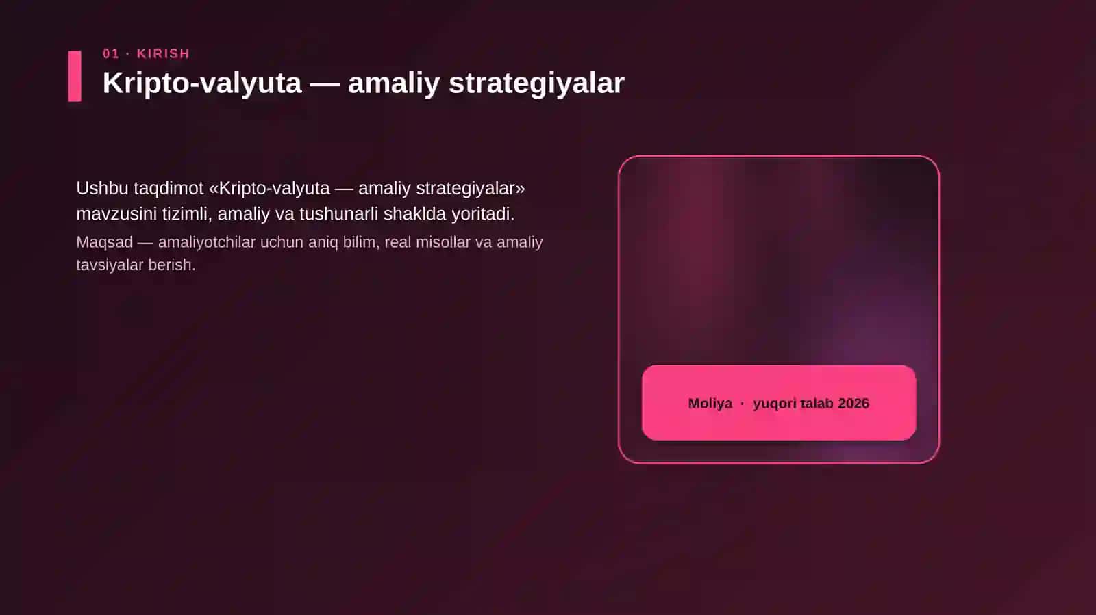 Kripto-valyuta — amaliy strategiyalar 4