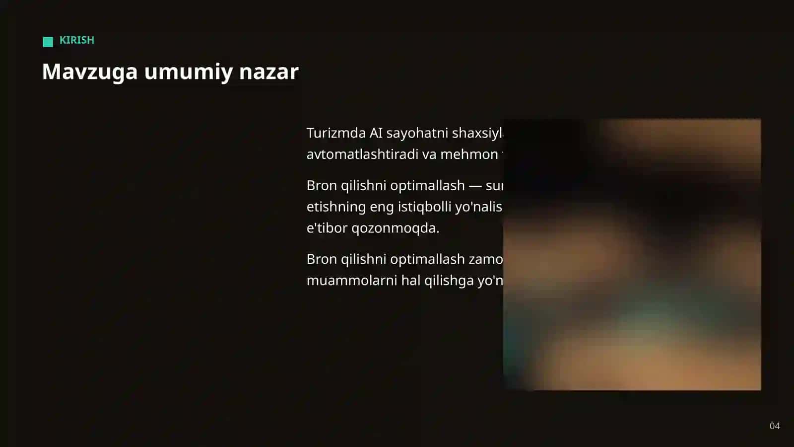 AI TURIZM VA MEHMONDO'STIKDA 4